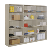 most common type of shelving
