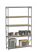 Wide Span metal shelving unit 96" x 36" x 120" -- 5 Shelves