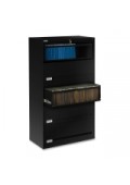 36" Lateral Shelving with 5 Retractable Doors