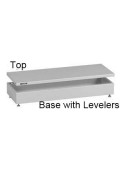 Letter Sized Base with Levelers & Top Set for Stackable Shelving