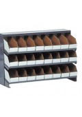 Pick Rack Bench 4" x 12" x 4" Corrugated Bins