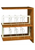 42"  Double Sided Picture Book Shelving-Adder