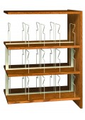 48"  Double Sided Picture Book Shelving-Adder
