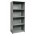 Closed Metal Shelving Unit with 5 Shelves Extra Heavy-Duty 36" x 24" x 87"