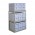 36 Box Record Storage Units -- 5' Tall with 3 shelves 42" x 30" x 60"