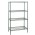 Food Safe Green Wire Shelving Unit 4 Shelves 36" x 18" x 63"